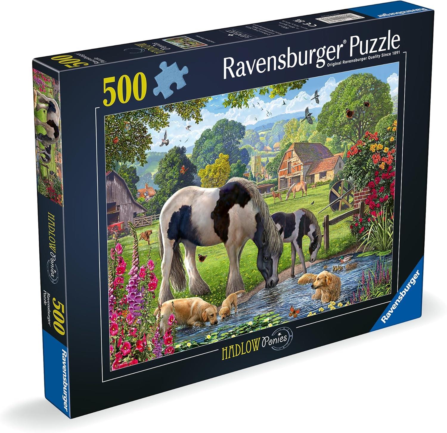 Ravensburger Hadlow Ponies 500 Piece Puzzle image 0